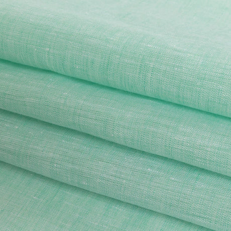 Lightweight Linen Chambray - Heathered Mint - Minerva Collection