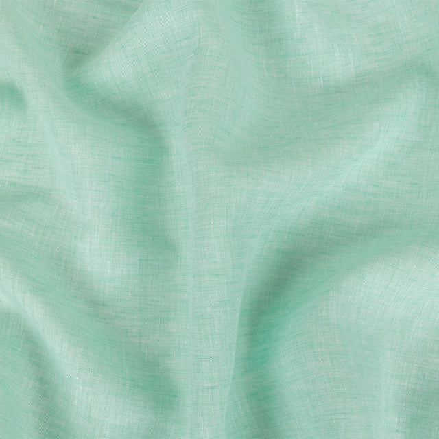 Lightweight Linen Chambray - Heathered Mint - Minerva Collection