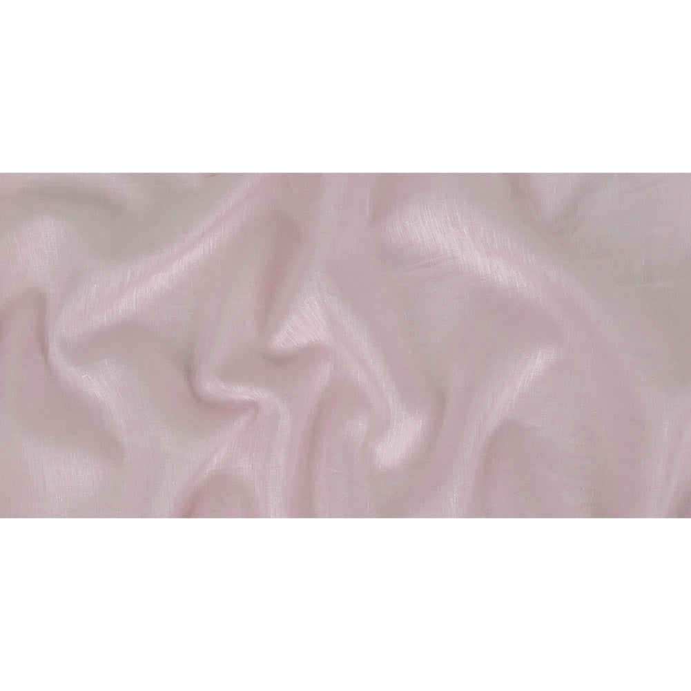 Lightweight Linen Chambray - Heathered Pink Marshmallow - Minerva Collection