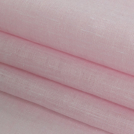 Lightweight Linen Chambray - Heathered Pink Marshmallow - Minerva Collection