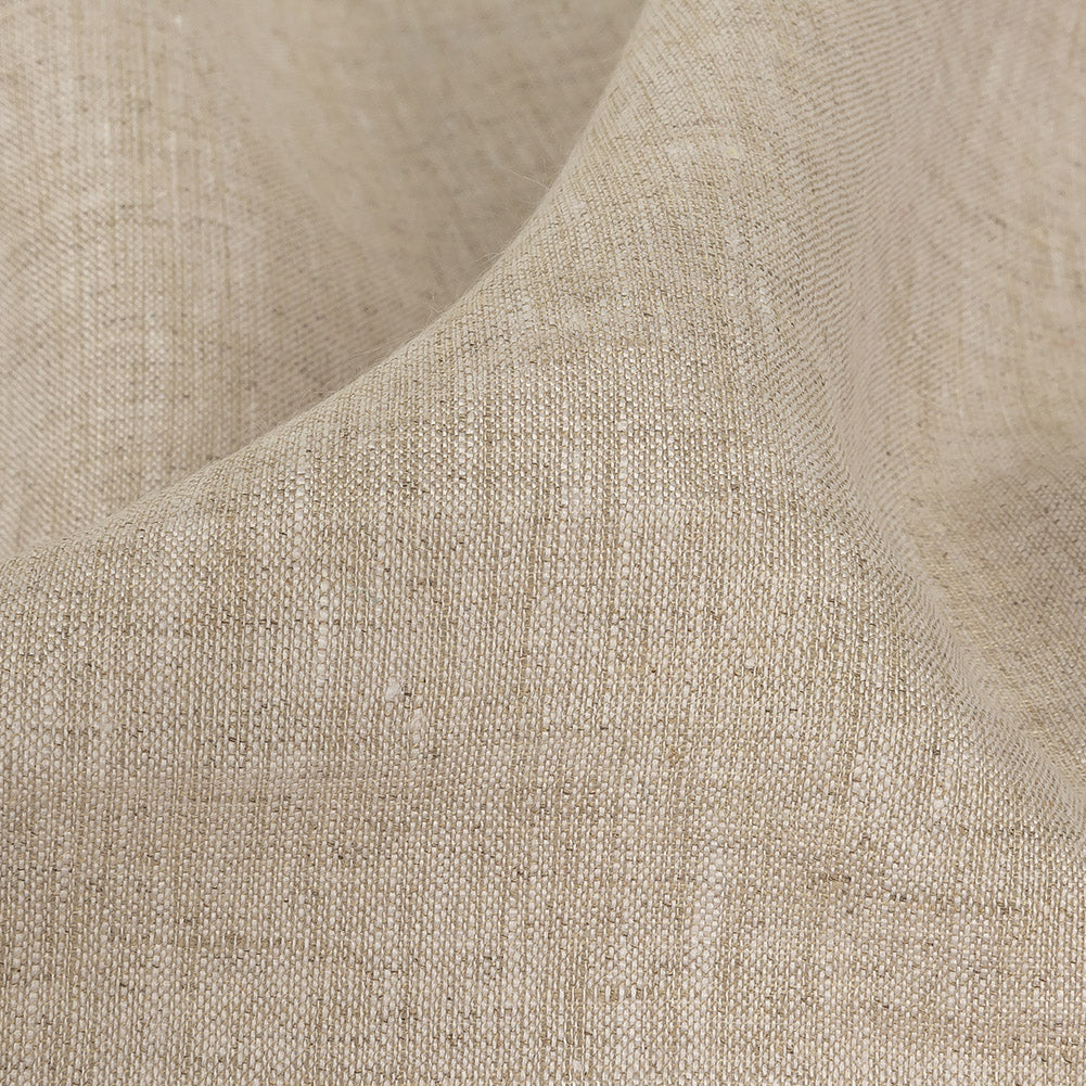 Lightweight Linen Chambray - Heathered Beige - Minerva Collection