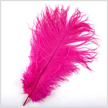 Hot Pink Ostrich Feather - 10"-12"