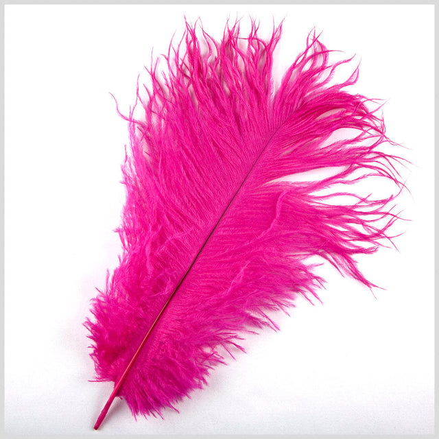 Hot Pink Ostrich Feather - 10"-12"