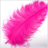 18"-21" Hot Pink Ostrich Feather