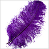 18"-21" Purple Ostrich Feather
