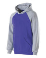 Youth Cotton/Poly Fleece Banner Hooded Sweatshirt