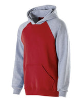 Youth Cotton/Poly Fleece Banner Hooded Sweatshirt