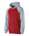 Youth Cotton/Poly Fleece Banner Hooded Sweatshirt