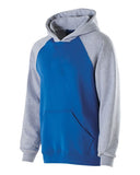 Youth Cotton/Poly Fleece Banner Hooded Sweatshirt
