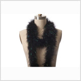 Black Rainbow Marabou Turkey Feather Boa