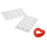 Silikomart "Cupido30" Silicone Heart Mold, 1.01 oz. (30ml)