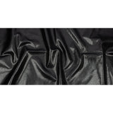 Black Textured Faux Leather