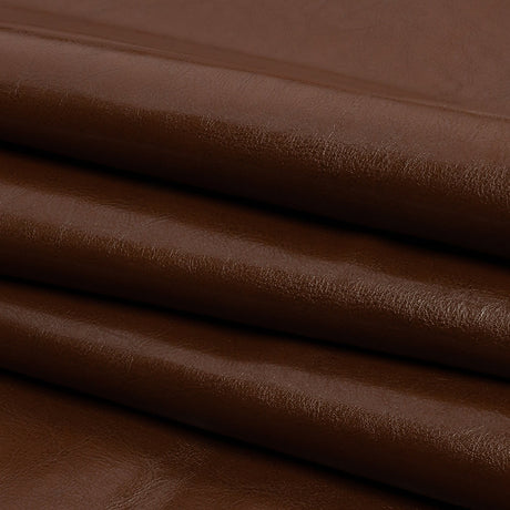 Brown Textured Faux Leather
