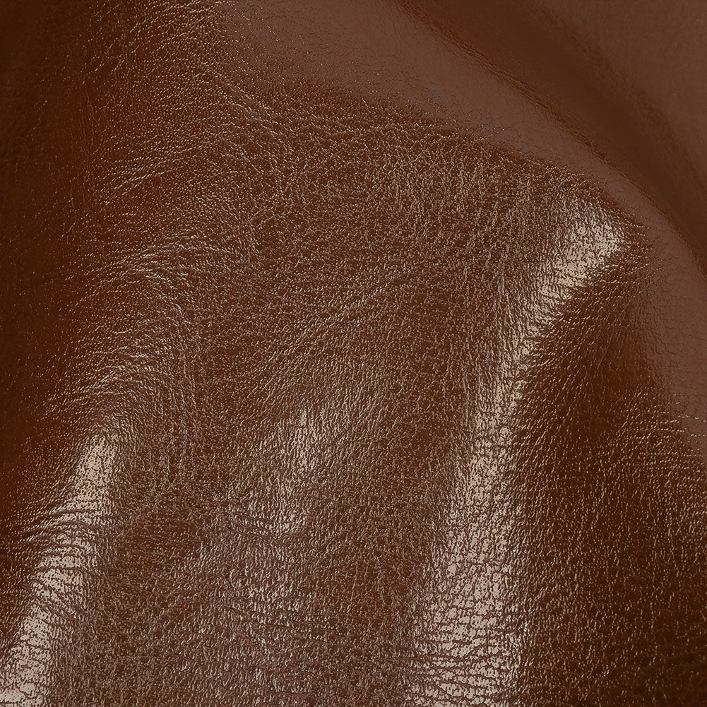 Brown Textured Faux Leather