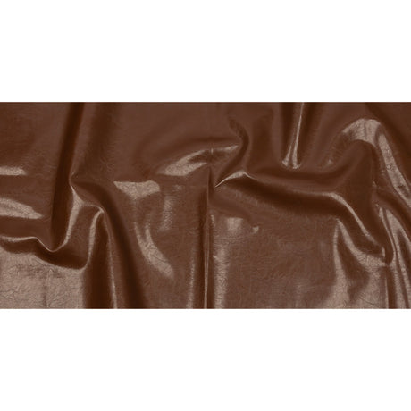 Brown Textured Faux Leather