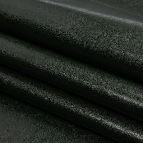 Hunter Green Textured Faux Leather