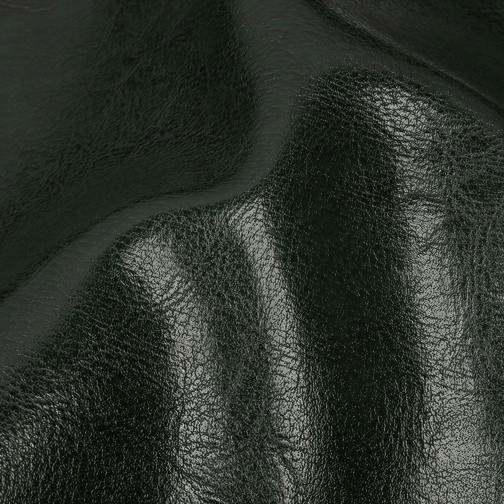 Hunter Green Textured Faux Leather