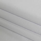 Cotton French Terry Knit - White - Elida Collection