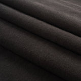 Cotton French Terry Knit - Black - Elida Collection