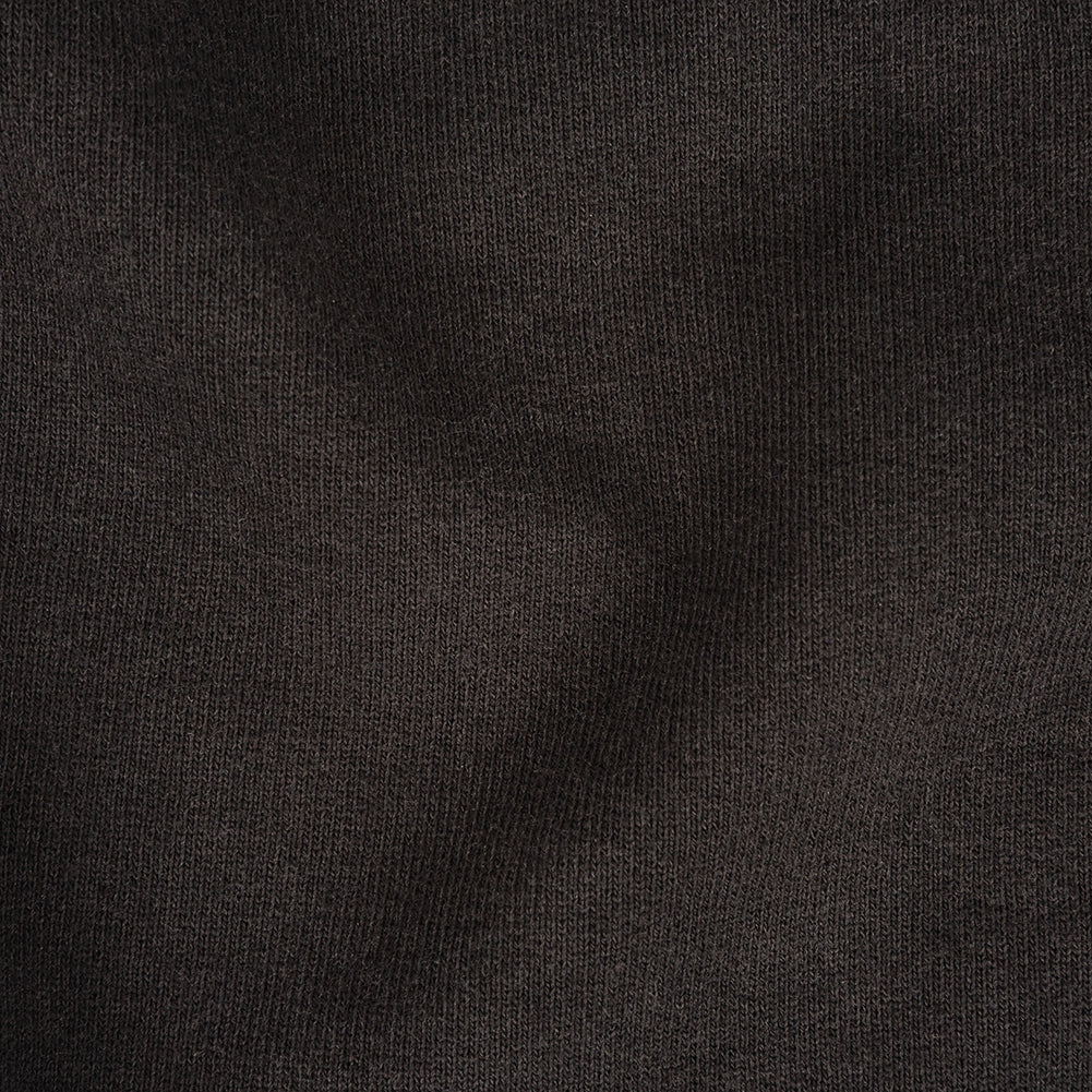 Cotton French Terry Knit - Black - Elida Collection