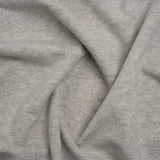 Cotton French Terry Knit - Heathered Moonbeam, Quarry, and Turtledove - Elida Collection