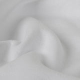 Cotton Fleece Backed Jersey - White - Leida Collection