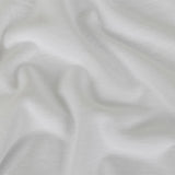 Cotton Fleece Backed Jersey - White - Leida Collection