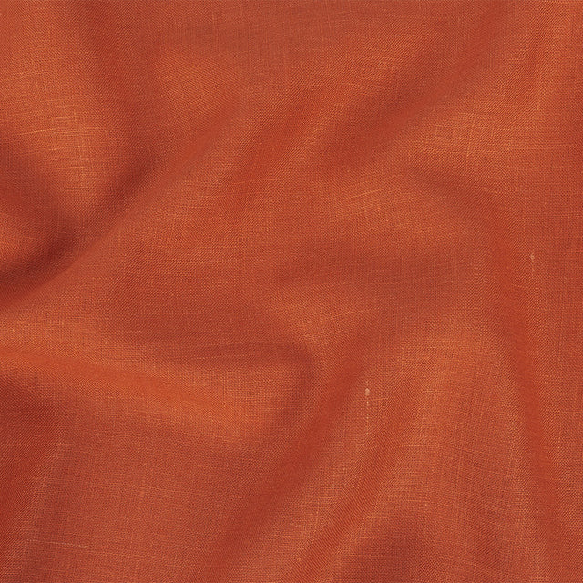 Medium Weight Linen Woven - Ginger - Grasmere Collection