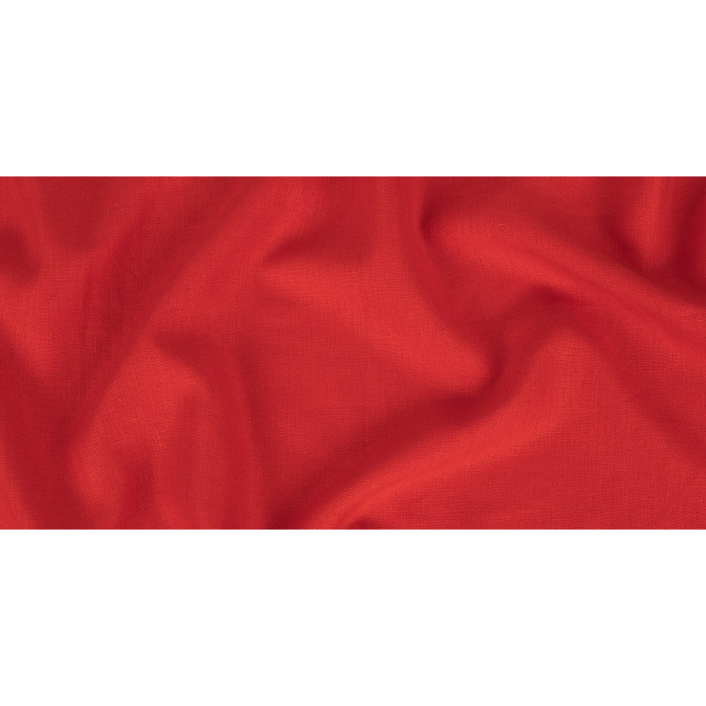 Medium Weight Linen Woven - Red - Grasmere Collection