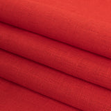 Medium Weight Linen Woven - Red - Grasmere Collection