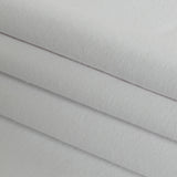 Cotton Tubular 1x1 Rib Knit - White - Delia Collection