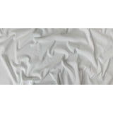 Cotton Tubular 1x1 Rib Knit - White - Delia Collection