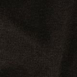 Cotton Tubular 1x1 Rib Knit - Black - Delia Collection