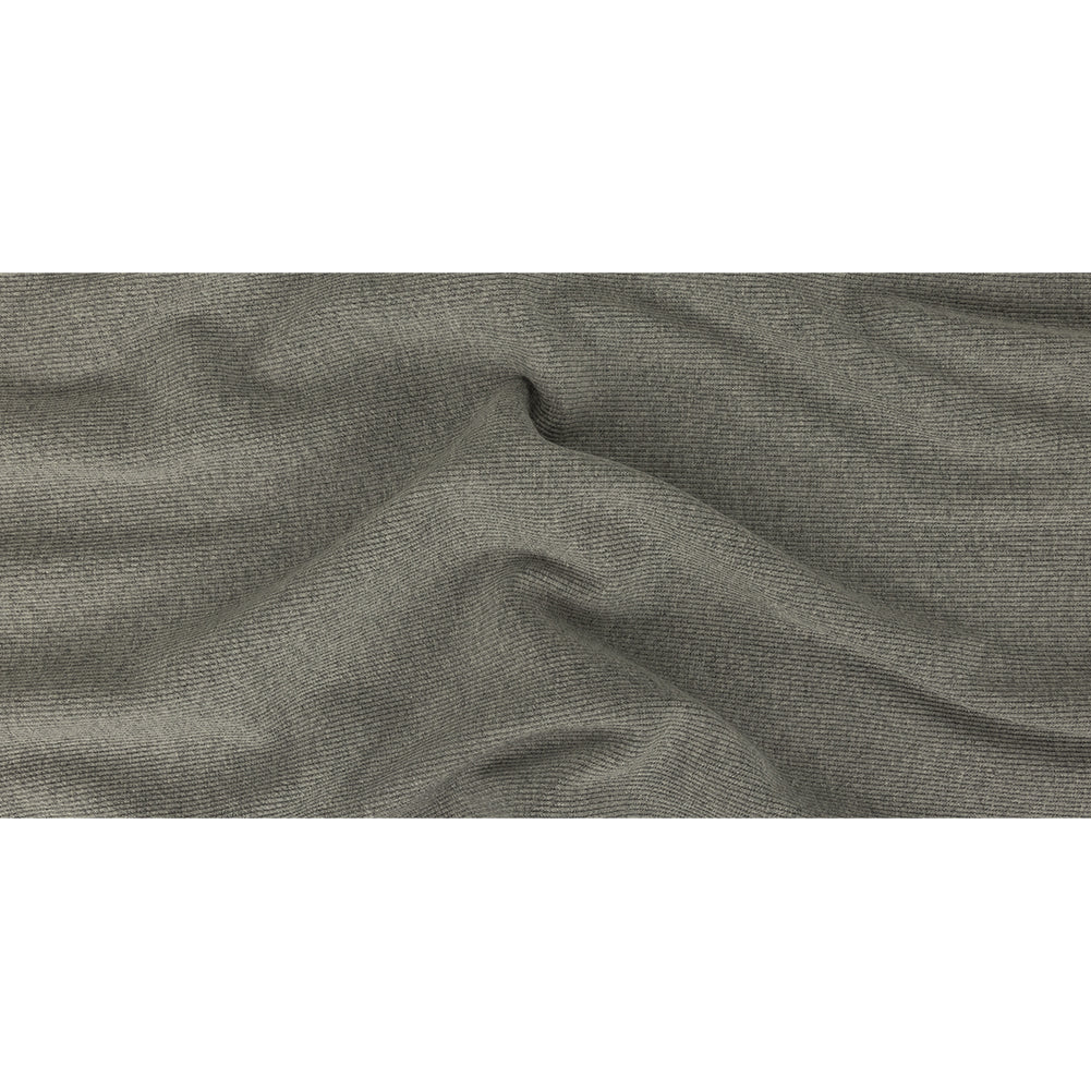 Cotton Tubular 2x2 Rib Knit - Heathered Gray - Adile Collection