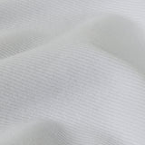 Cotton Tubular 2x2 Rib Knit - White - Adile Collection