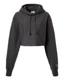 Champion Women's Reverse Weave Hooded Cropped Sweatshirt
