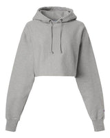 Champion Women's Reverse Weave Hooded Cropped Sweatshirt