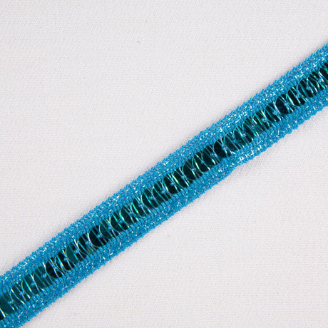 1/2" Bright Blue Fancy Sequin Trim