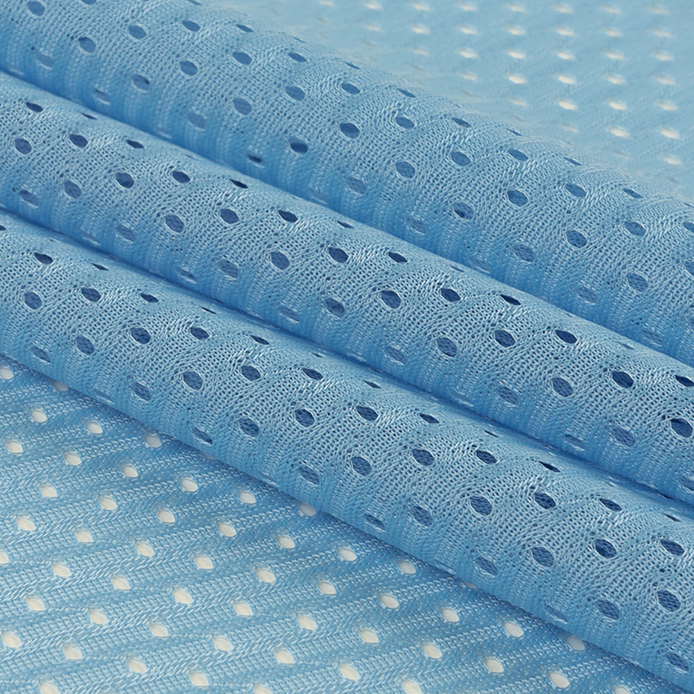 Polyester Athletic Mesh - Sky Blue - Heracles Collection