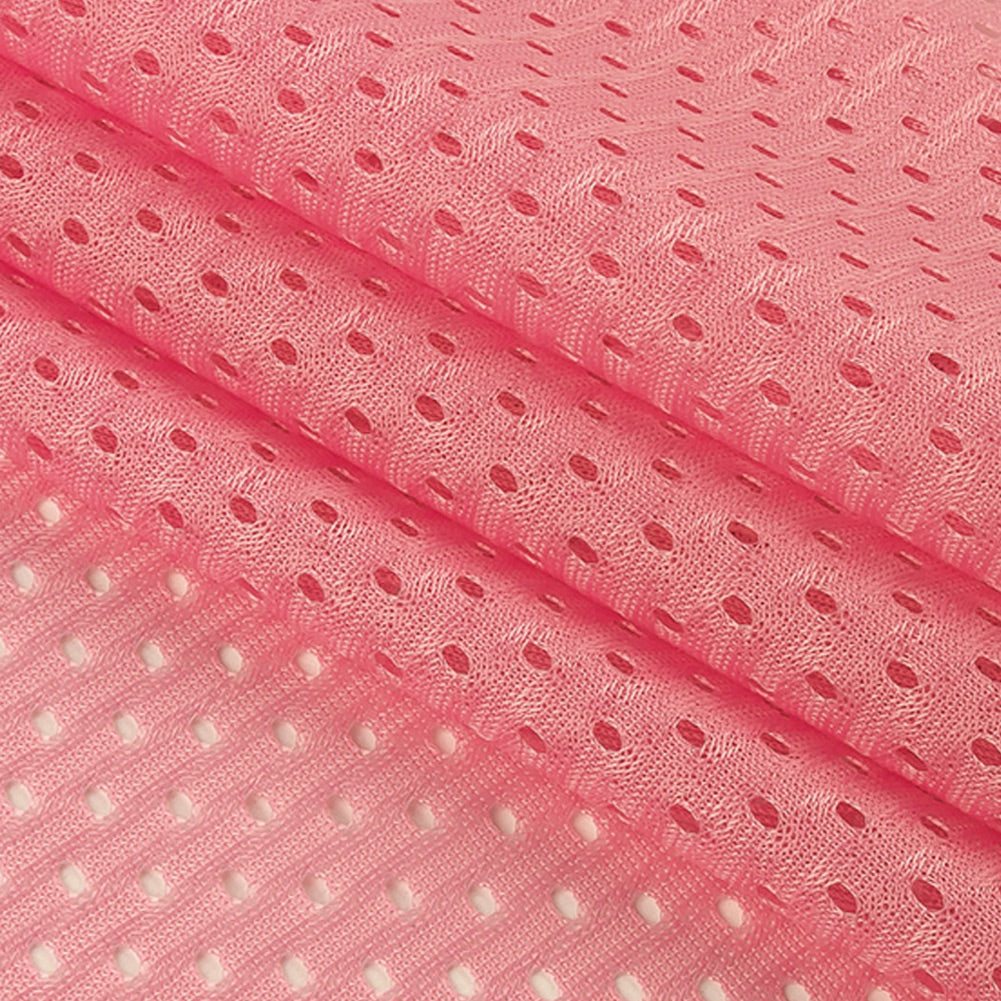 Polyester Athletic Mesh - Pink - Heracles Collection