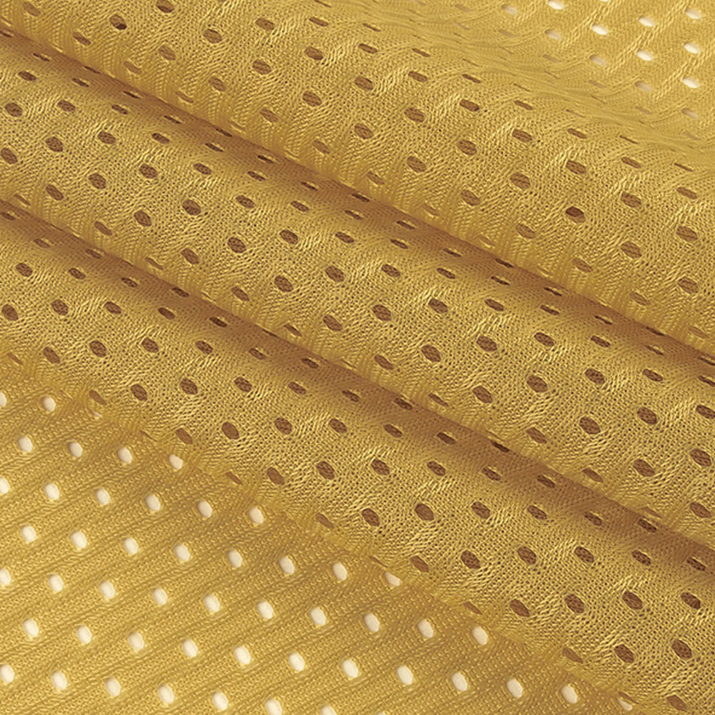 Polyester Athletic Mesh - Vegas Gold - Heracles Collection