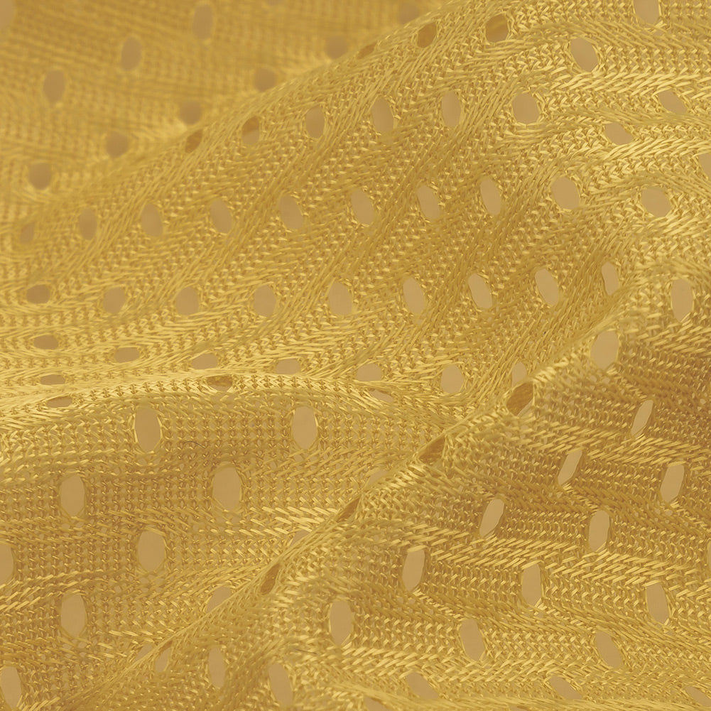 Polyester Athletic Mesh - Vegas Gold - Heracles Collection