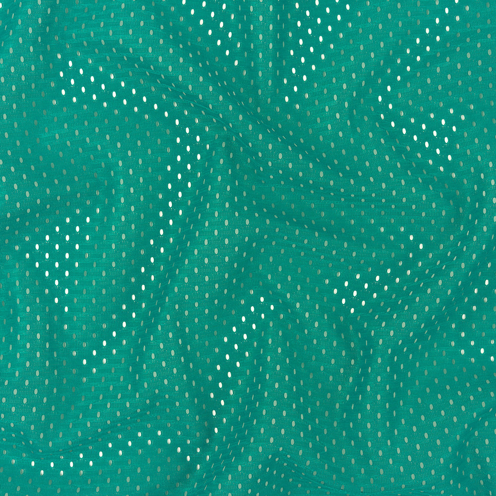 Polyester Athletic Mesh - Teal Blue - Heracles Collection