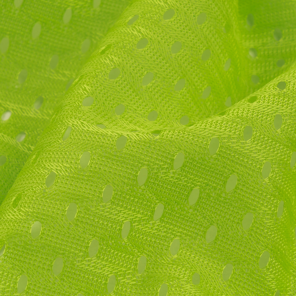 Polyester Athletic Mesh - Jasmine Green - Heracles Collection