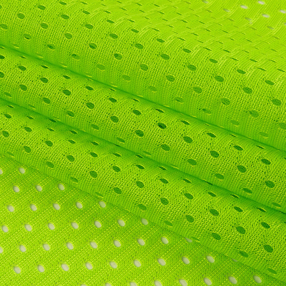 Polyester Athletic Mesh - Green Gecko - Heracles Collection