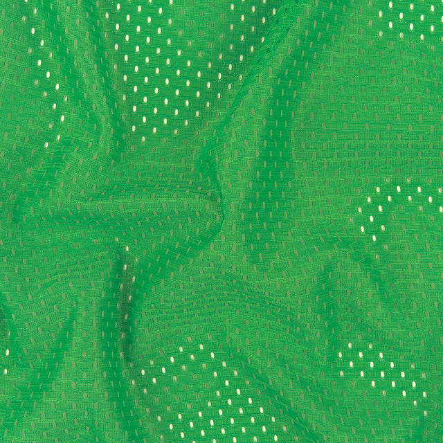 Polyester Athletic Mesh - Kelly Green - Heracles Collection
