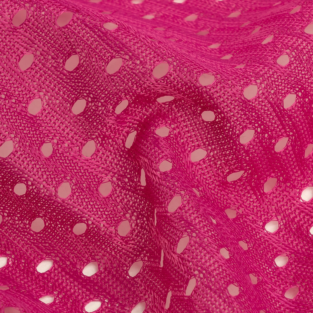 Polyester Athletic Mesh - Fuchsia - Heracles Collection