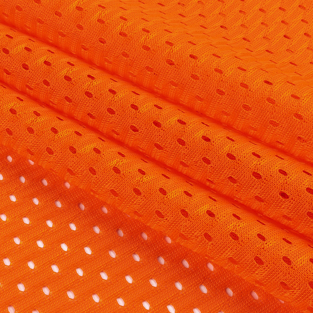 Polyester Athletic Mesh - Golden Poppy - Heracles Collection