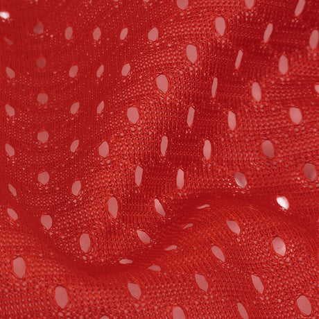 Polyester Athletic Mesh - Haute Red - Heracles Collection
