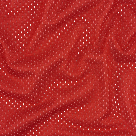 Polyester Athletic Mesh - Haute Red - Heracles Collection